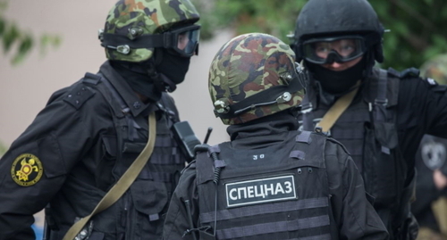 Law enforcers. Photo by the press service of the Russian FSB (Federal Security Bureau)