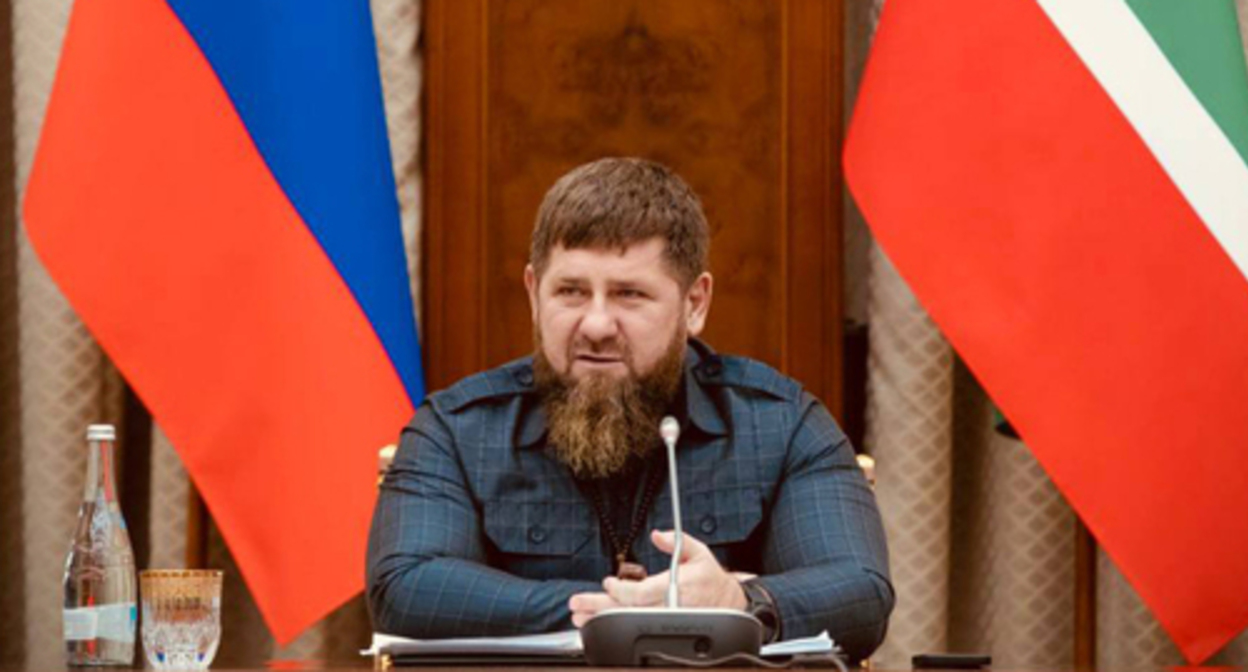 Ramzan Kadyrov. Screenshot of the post on the "Kadyrov 95" Telegram channel https://web.telegram.org/z/#-1141171940