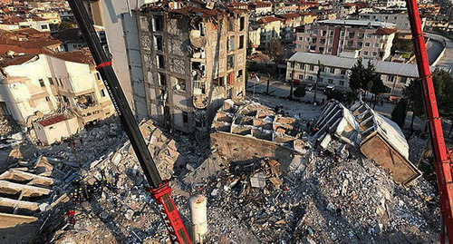 The earthquake in Turkey. Photo: Dsns.gov.ua https://ru.wikipedia.org