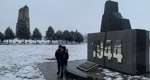 A monument complex in memory of the victims of the deportation of Ingushes. Photo by Anzhela Matieva