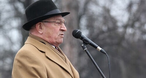 Ismail Sabanchiev, the head of  the "Council of Elders of the Balkar People." Photo: Vladimir Kardanov http://kavkazblog.ru/