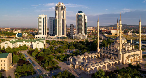 Grozny. Photo by the press service of the city administration https://grozmer.ru/