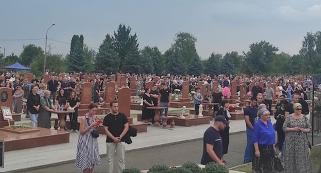 Mourning events to commemorate the victims of the terror act in Beslan. Photo by the "Caucasian Knot" correspondent