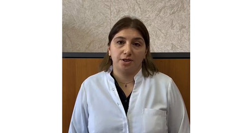 Screenshot of a video appeal made by a teacher from the Derbent Medical College in response to criticism from social network users https://t.me/tutdagestan_05/8575