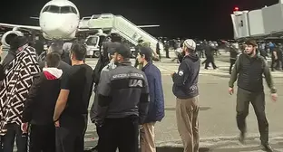 Riots at the Makhachkala Airport. October 29, 2023. Screenshot of the video https://ru.euronews.com/2023/10/30/ru-russia-dagestan-airport-chaos