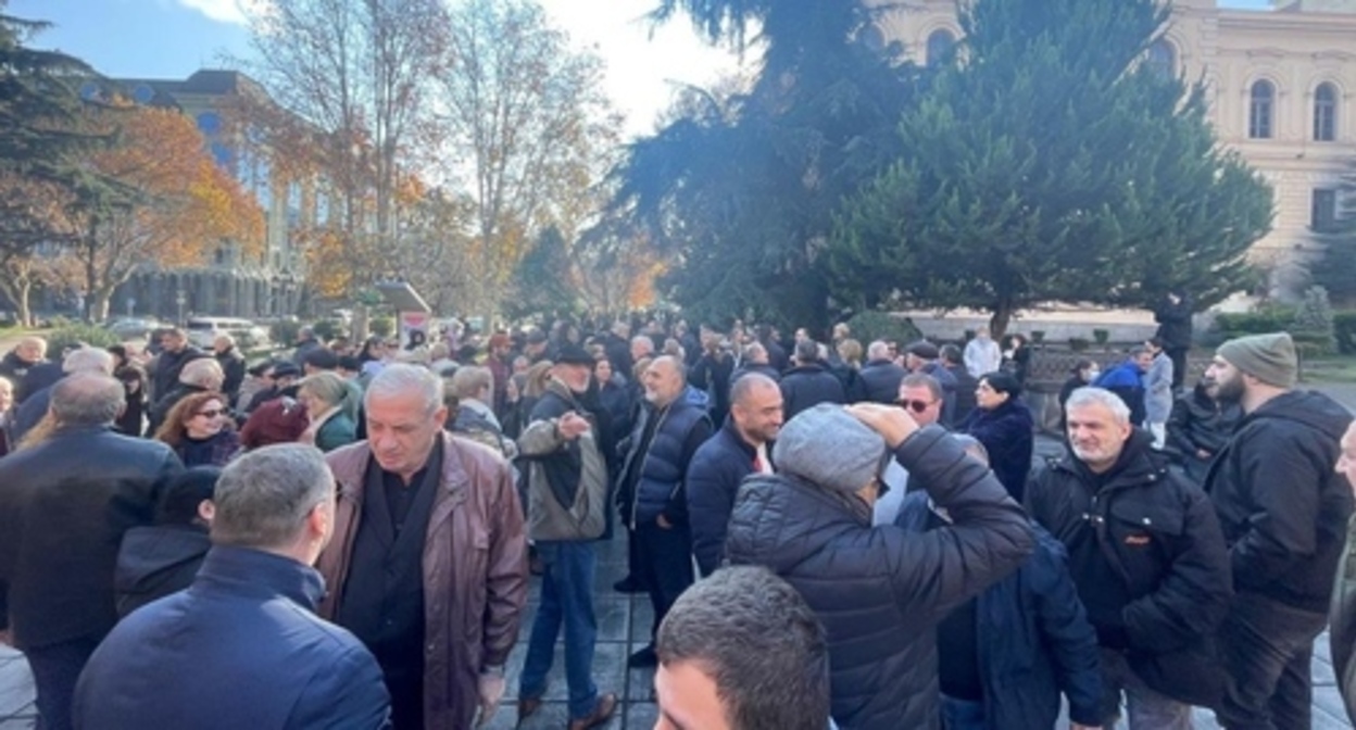 Rustaveli Avenue opposition protests. Tbilisi, December 10, 2023. Photo: Netgazeti https://netgazeti.ge/news/700993/