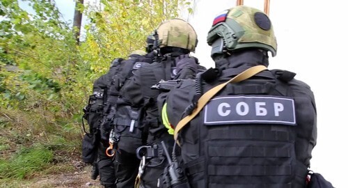 Special services officers during CTO. Photo by the press service of Russia's National Antiterrorism Committee nac.gov.ru