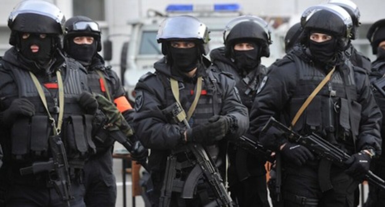Law enforcers. Photo by the press service of the Russian MIA
