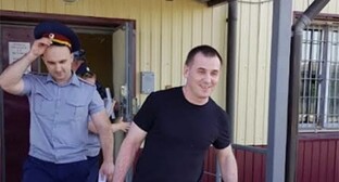 Igor Nagavkin (right) after release from custody. Photo courtesy of Natalia Shishlina