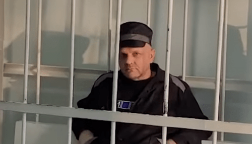 Alexander Nozdrinov at a court. Screenshot of the video posted on the YouTube channel of the Krasnodar Territorial Court on March 29, 2023 https://www.youtube.com/watch?v=4e0VMD_SZwQ
