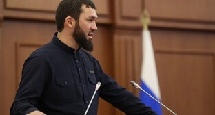 Magomed Daudov. Photo: Chechen Television and Radio Company "Grozny" https://grozny.tv/news/politics/61651