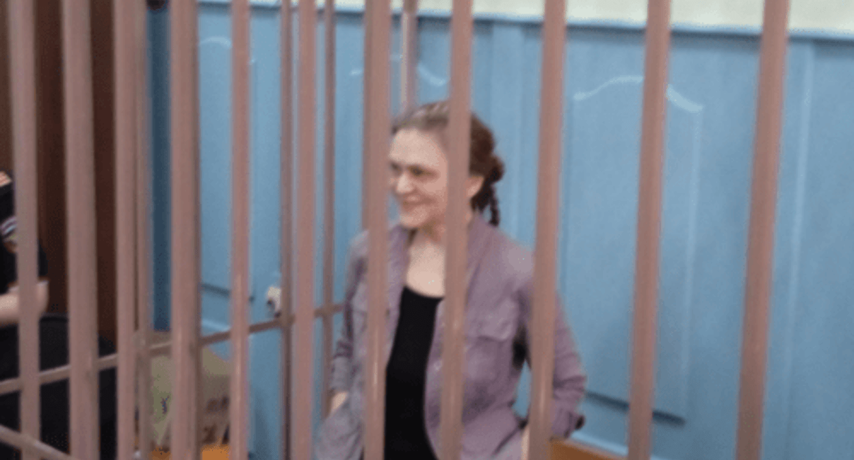 Nadezhda Kevorkova at a court. Photo taken by Nakhim Shelomanov on June 18, 2024 for the "Caucasian Knot"