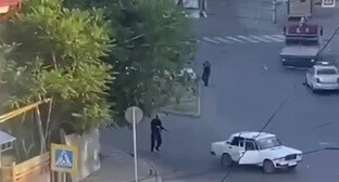 An attack in Makhachkala. Screenshot of a video t.me/askrasul/55368