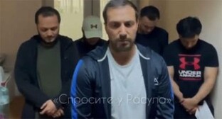 The Omarov brothers apologized for the militants’ attack. Screenshot of the video posted on the "Sprosite u Rasula" (Ask Rasul) Telegram channel on June 26, 2024 https://t.me/askrasul/55503