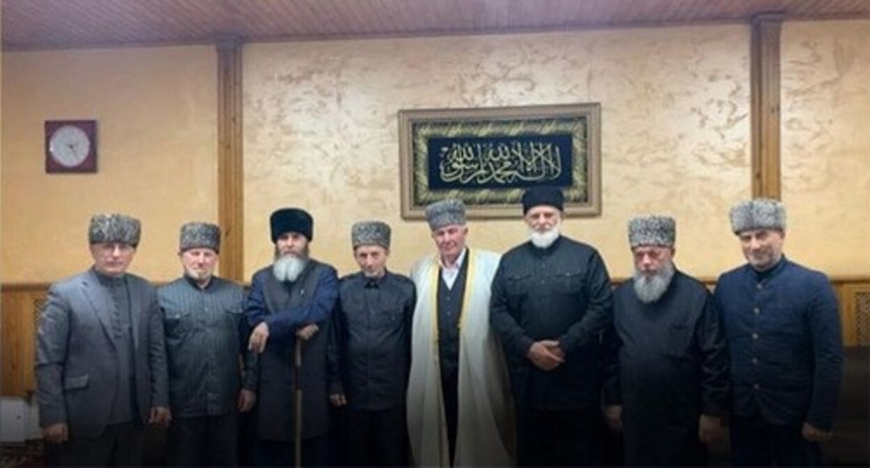 Muftis of the republics of Northern Caucasus. Photo: the Muslims' Coordination Centre of Northern Caucasus https://t.me/kcmskfo/1237