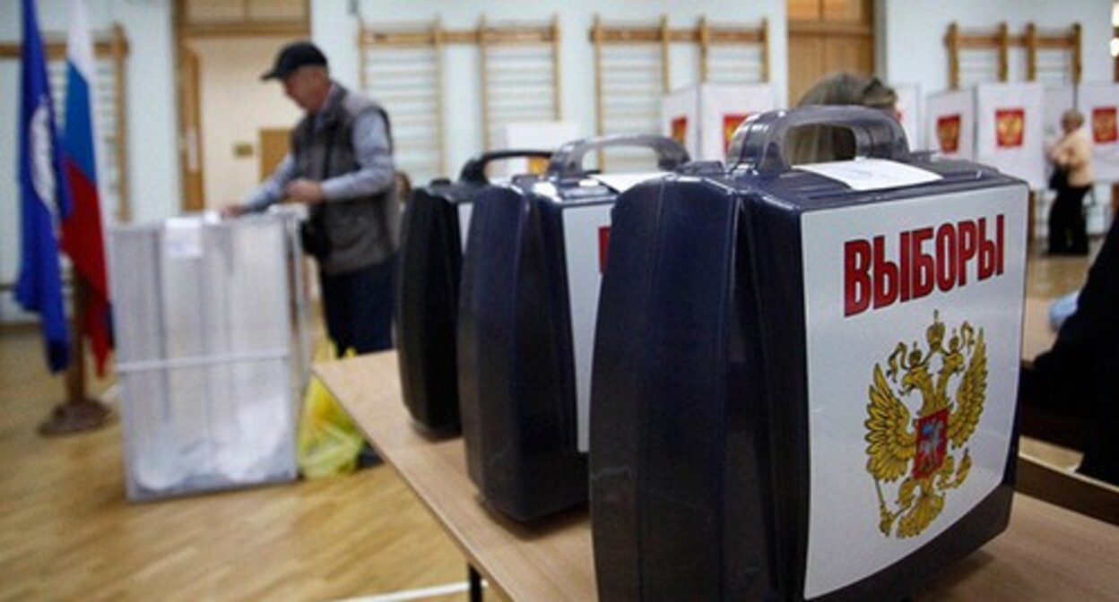 A polling station. Photo: Vlad Alexandrov, Yuga.ru