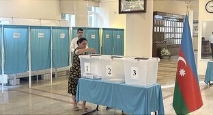 Voting at a polling station in Baku. September 1, 2024. Photo by Faik Medjid for the "Caucasian Knot"