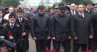 Participants in a mourning rally in Nalchik. October 13, 2024. Screenshot of a video posted on Kazbek Kokov's Telegram channel https://t.me/Kokov_Kazbek/5535