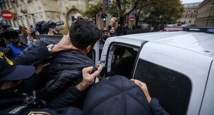 The detention of an activist. Photo by Aziz Karimov for the "Caucasian Knot"