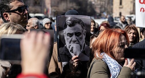A rally in support of Ruben Vardanyan. February 28, 2025. Photo by Narek Alexanyan https://hetq.am/ru/article/172905 A rally in support of Ruben Vardanyan. February 28, 2025. Photo by Narek Alexanyan https://hetq.am/ru/article/172905