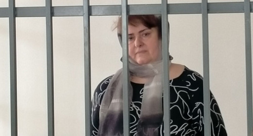 Zarema Musaeva in a courtroom. Photo by the "Caucasian Knot" Zarema Musaeva in a courtroom. Photo by the "Caucasian Knot"