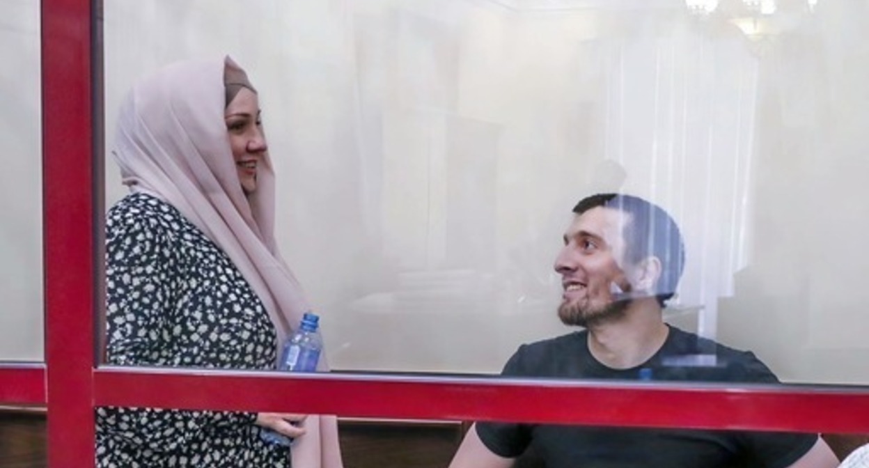 Zarifa Sautieva and Ismail Nalgiev. Photo: Darya Kornilova / Facebook