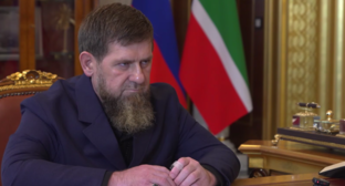 Ramzan Kadyrov. Screenshot of a video posted on his Telegram channel on April 5, 2025 https://t.me/RKadyrov_95/5618