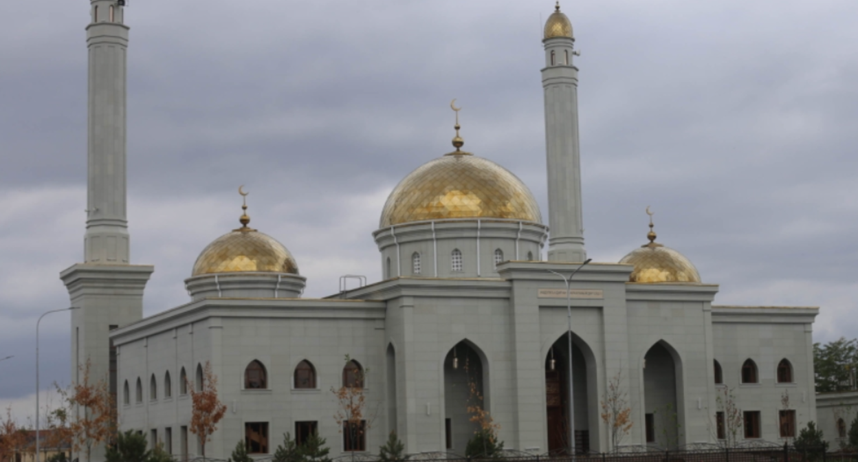 The mosque of the village of Gikalo. Screenshot of a photo posted on the Grozny Inform website on September 15, 2021 https://www.grozny-inform.ru/multimedia/photos/131725