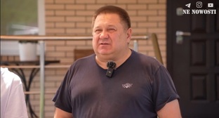Igor, the head of the family from the Seversky District, who cannot get his payment under the Kherson certificate: screenshot from the video by the blogger Igor Scherbatsky: https://vkvideo.ru/video-211417460_456239485?list=9ded7d01ad81dbfacd 