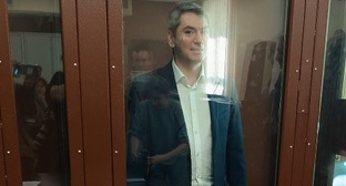 Grigory Melkonyants in the courtroom. April 16, 2025. Photo by a "Caucasian Knot" correspondent