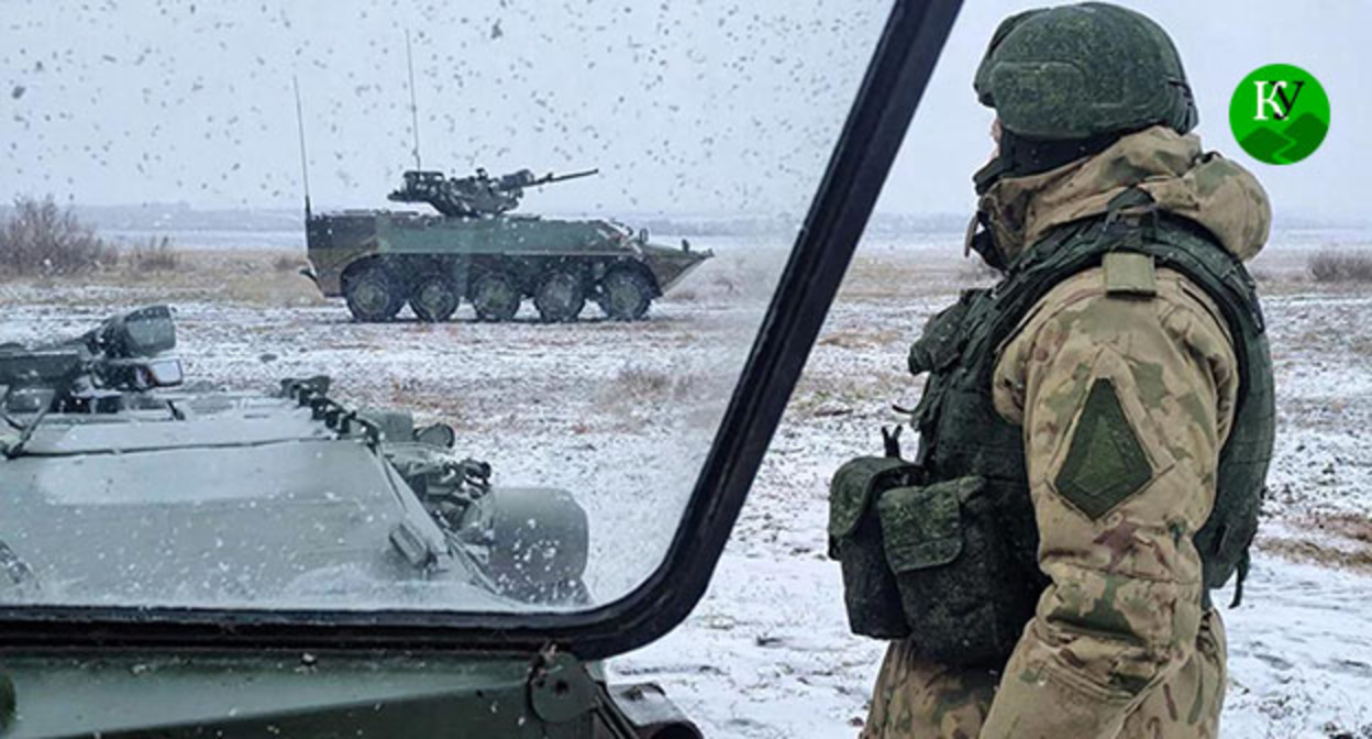 A serviceman. Illustration created by the "Caucasian Knot" using AI in the Copilot program. A serviceman. Illustration created by the "Caucasian Knot" using AI in the Copilot program.