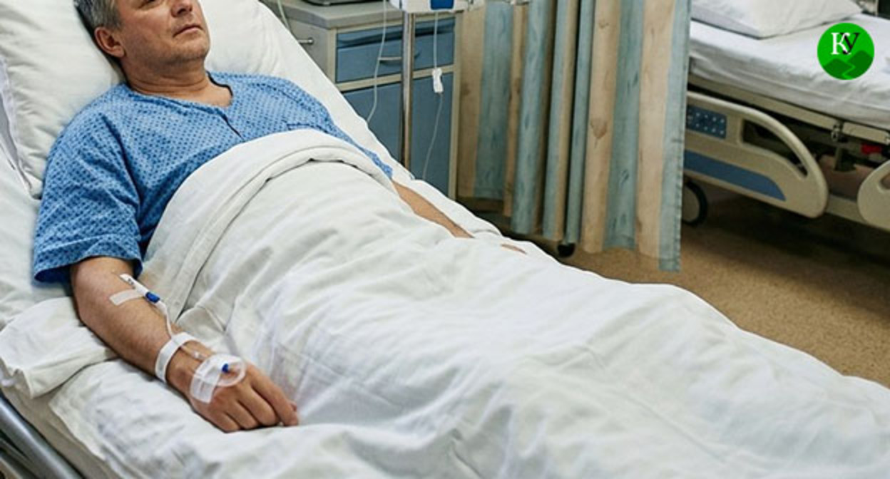 A man in a hospital ward. Illustration created by Caucasian Knot using AI in the Copilot program. A man in a hospital ward. Illustration created by Caucasian Knot using AI in the Copilot program.