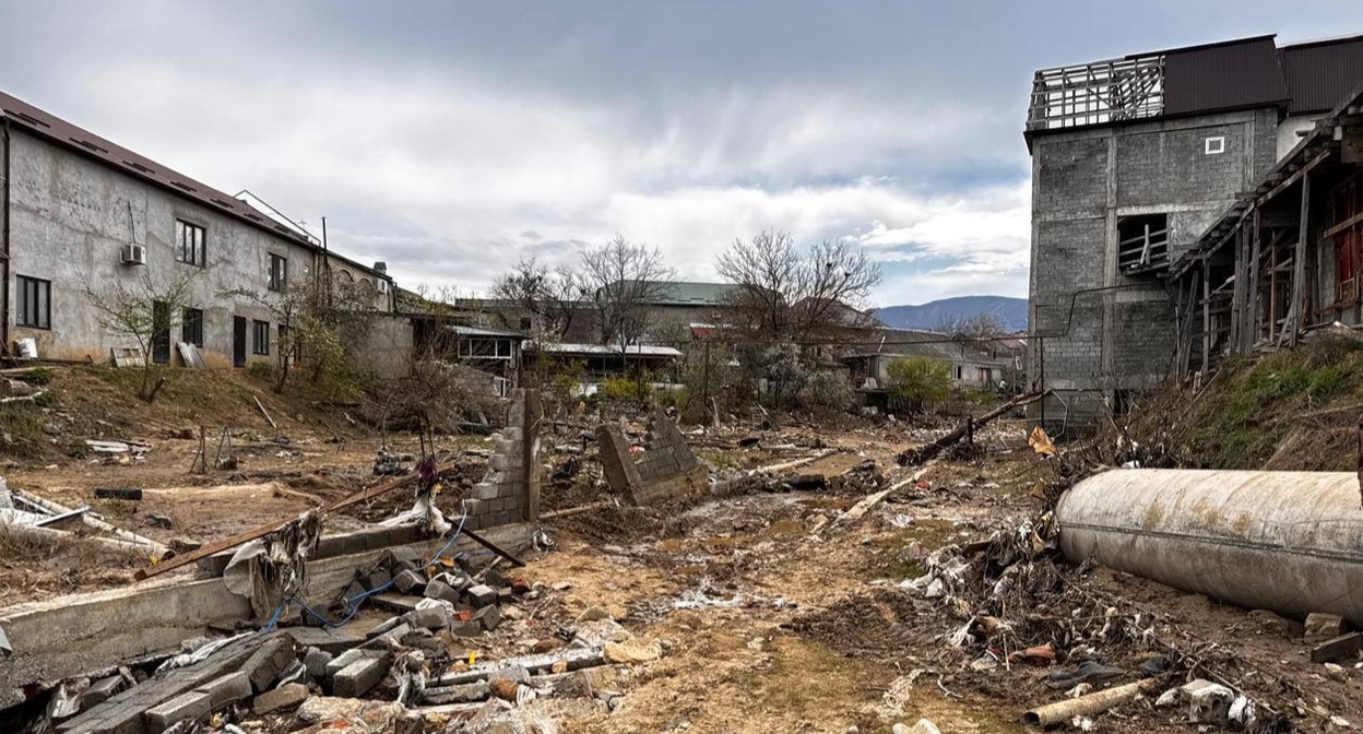 The aftermath of the flood in Makhachkala. Photo courtesy of the city administration https://t.me/makhachkalaofficial/21800 The aftermath of the flood in Makhachkala. Photo courtesy of the city administration https://t.me/makhachkalaofficial/21800