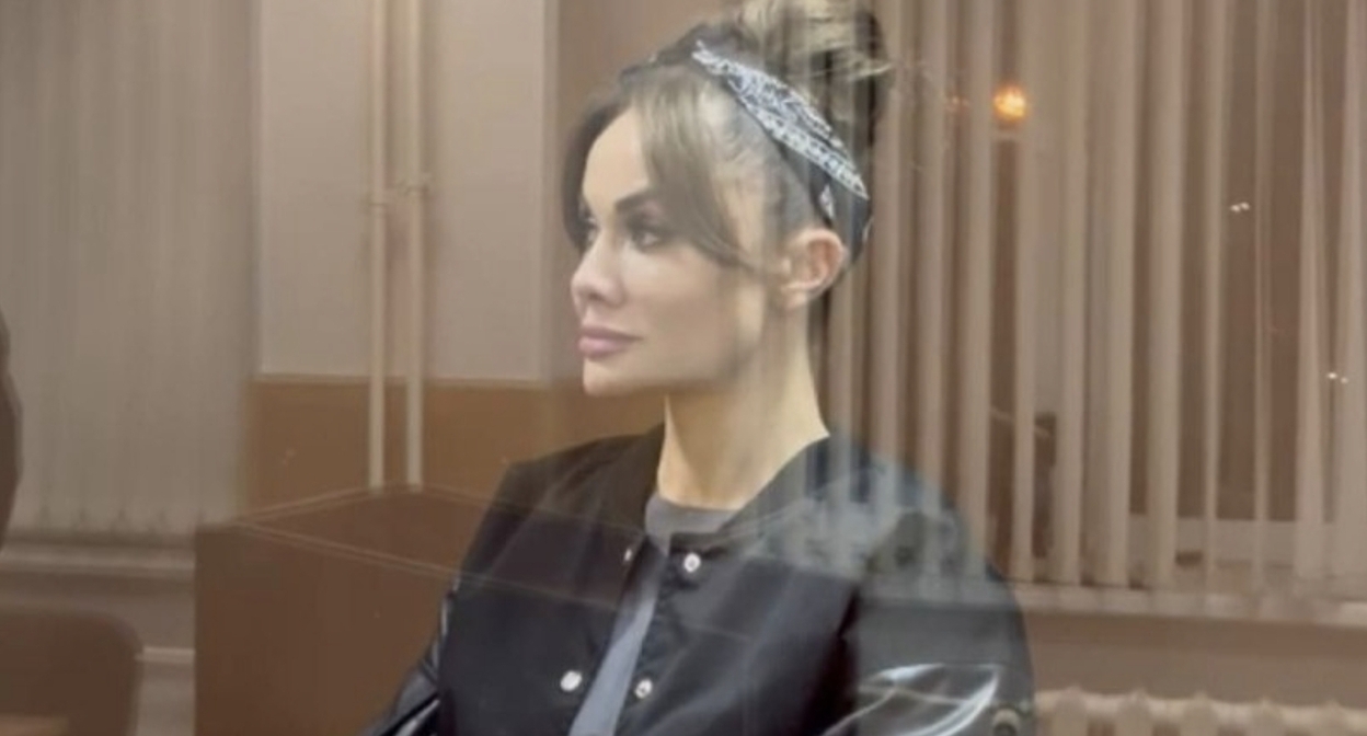 Alina Dzhikaeva in the courtroom. Photo: Moscow Courts of General Jurisdiction / Telegram Alina Dzhikaeva in the courtroom. Photo: Moscow Courts of General Jurisdiction / Telegram