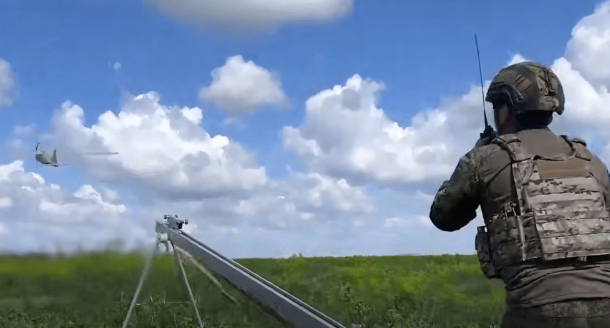A Russian serviceman. Still from a Defense Ministry video: https://t.me/mod_russia/53671 A Russian serviceman. Still from a Defense Ministry video: https://t.me/mod_russia/53671